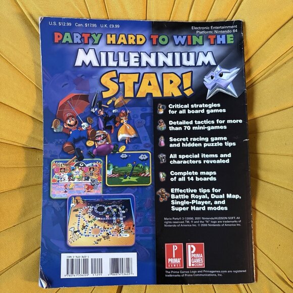 Nintendo 64 N64 Mario Party 3 Prima's Official Strategy Guide - Picture 5 of 6